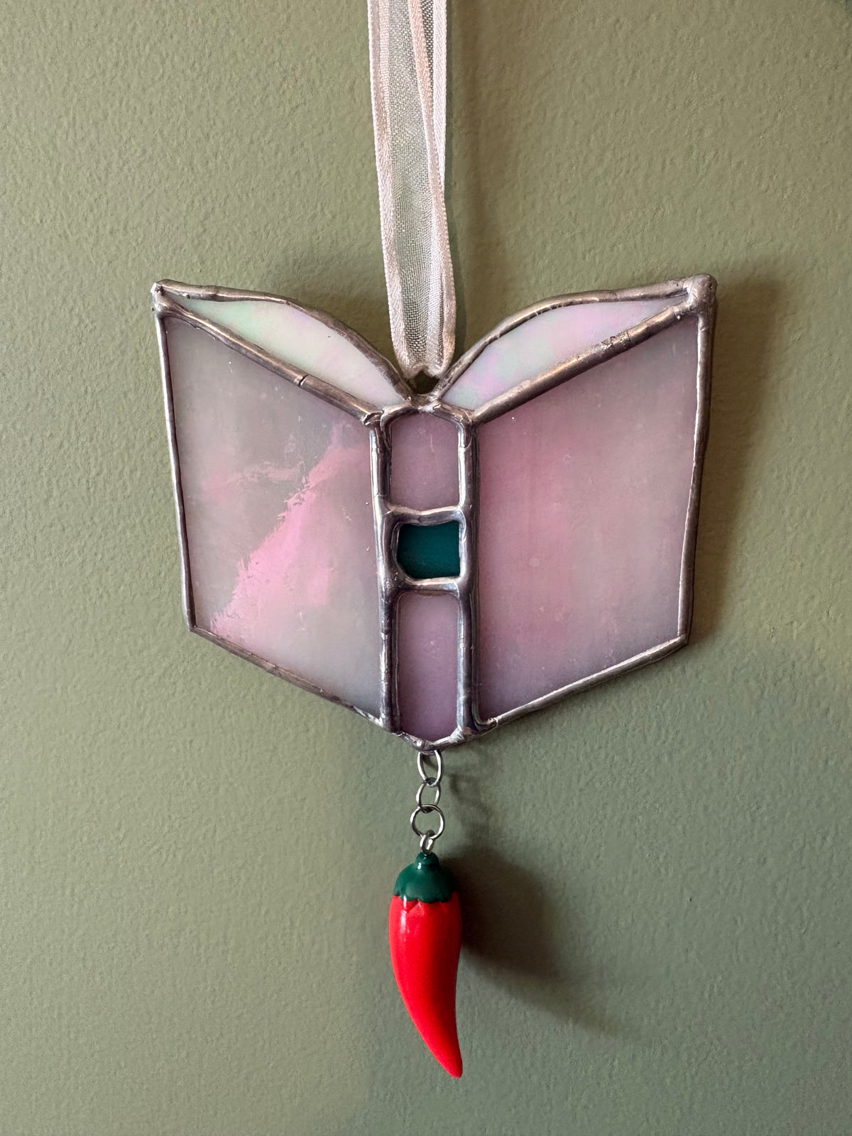 Book Suncatcher w/ Charms