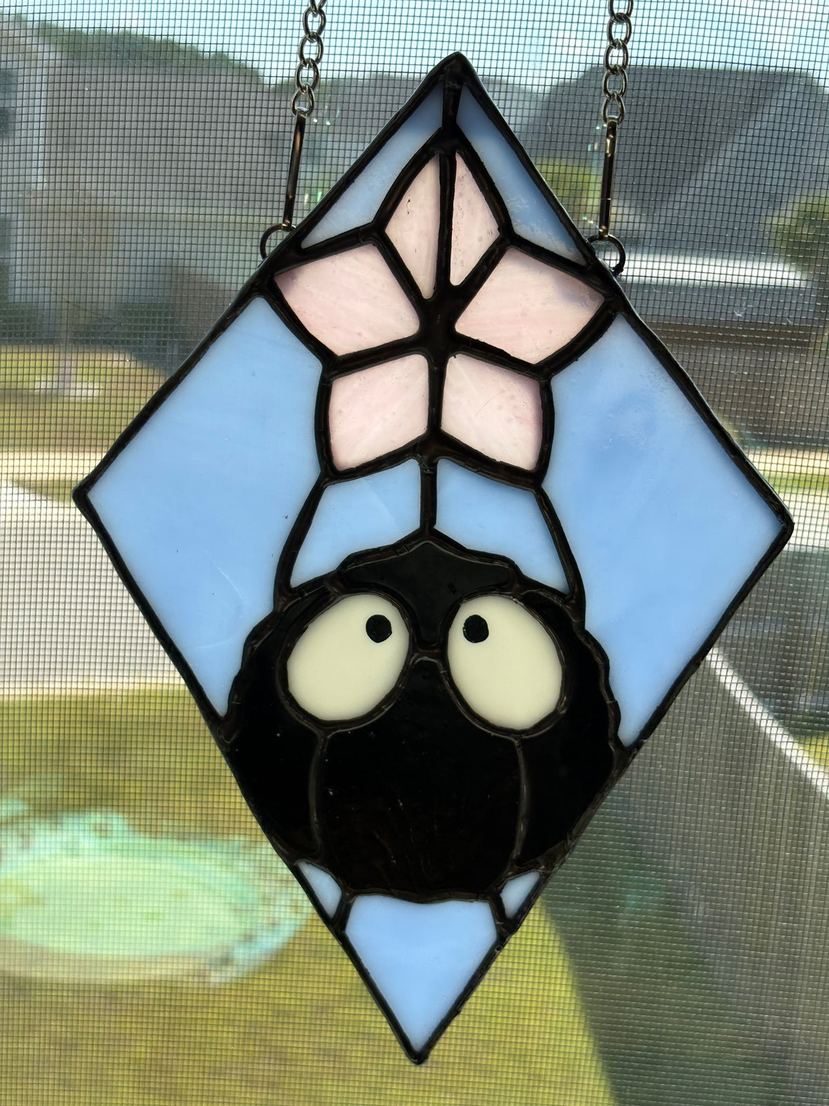 Soot Sprite Diamond Suncatcher